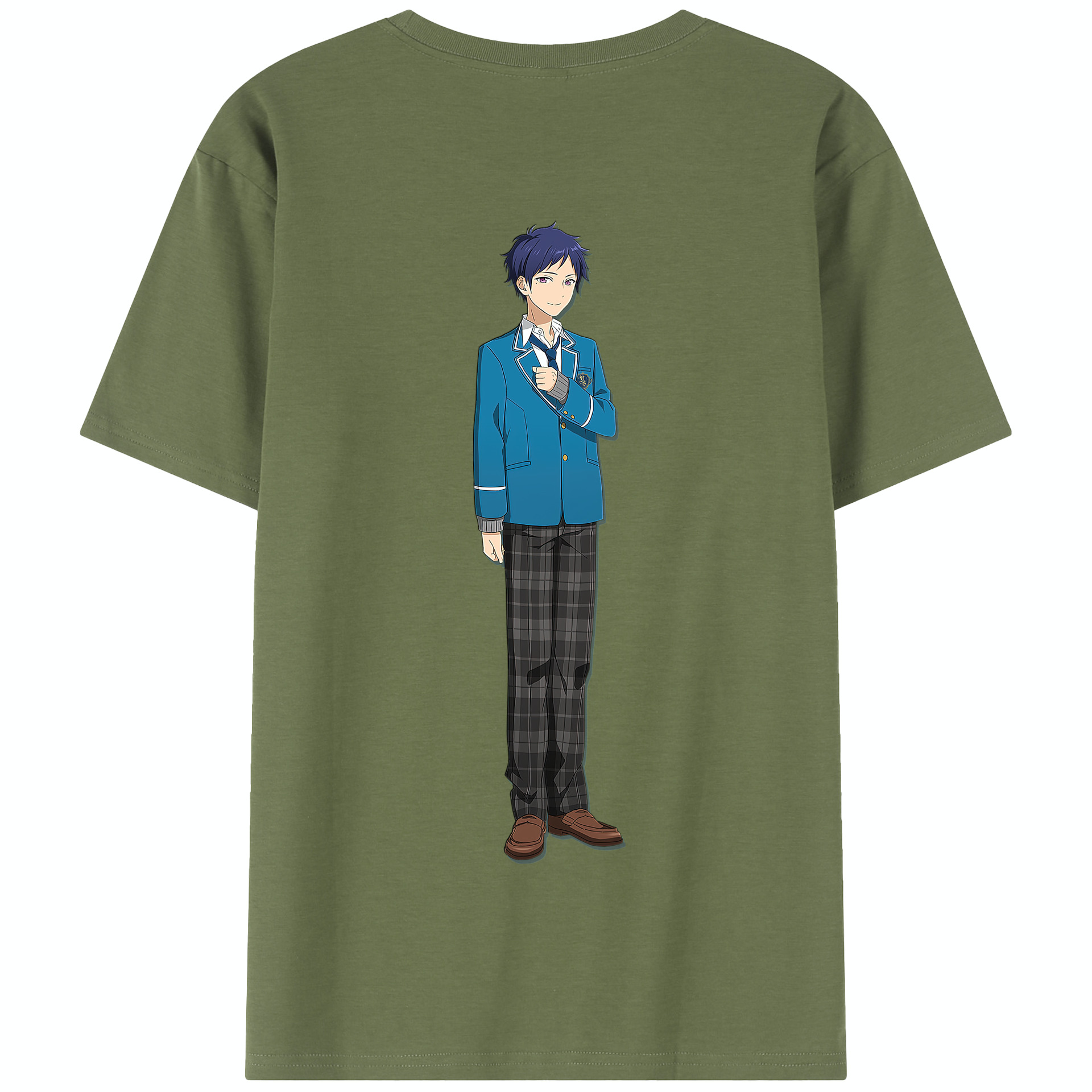 （画像用） あんさんぶるスターズ! Ensemble Stars 綿100％半袖Tシャツ（背面プリント）